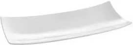 Stačiakampis dekoratyvinis padėklas BARKA 218x105mm baltas porcelianas - Hendi 785546