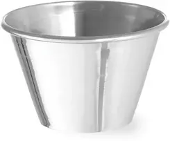 Ramekin dubuo, indas padažams ir dips, nerūdijančio plieno, skersmuo. 73 mm 12 vnt 115 ml - Hendi 400036