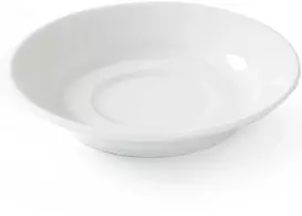 OPTIMA kavos puodelio lėkštė, baltas porcelianas, skersmuo. 90mm rinkinyje 12vnt. - Hendi 770917