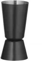 Bar Up Dvipusė barmeno priemonė gėrimams, kokteiliams, 25 ml, 35 ml - juoda