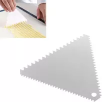 Trikampis konditerijos grandiklis, DAŽOTAS, nerūdijantis plienas 110x110mm - HENDI 554227