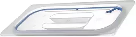 Dangtis su silikoniniu sandarikliu GN 1/1 konteineriams - HENDI 881804