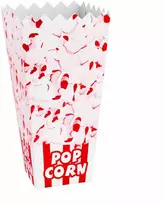 Gsg24 Kartoninė dėžutė PopCorn 7x22x10,5cm DIDELIS 1,7L 100 vnt.