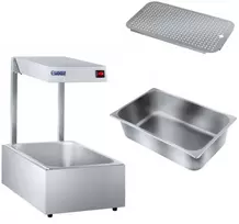 Royal Catering Gastronominė šildymo lempa, maisto šildytuvas 500W + GN1/1 talpa