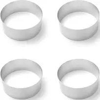 Konditerinis apvadas tortų tešlai CIRCLE - 4 vnt. - HENDI 512449
