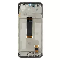Dėklas LCD Ekranas + Touch Unit + priekinis dangtelis, skirtas Xiaomi Redmi 13 4G/5G Juodas (Service Pack)
