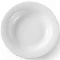 OPTIMA gilios sriubos lėkštė, baltas porcelianas, skersmuo 220mm rinkinyje 12vnt. - Hendi 770863