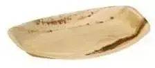 Multi Padėklas 34,5 x 23,5 x 2,5 cm, vidutinio dydžio, biologiškai skaidus, palmių lapas, 4 vnt. x 25 vnt./dėžutėje