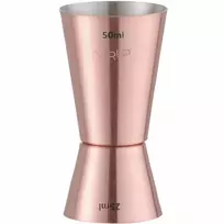 Bar Up Jigger dvipusis barmeno matas gėrimams, varinis, 25/50 ml