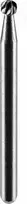 Frez HSS rutulinis pjaustytuvas 3,14 mm, kotas 3,2 mm, 2 vnt.