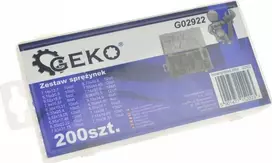 Geko Automobilių tvirtinimo detalių komplektas 200 vnt.