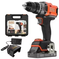 Black & Decker wiertarko-wkrętarka akumuliatorinė 18V Juodas & Decker [BLD682D1XK-QW] 2,0Ah