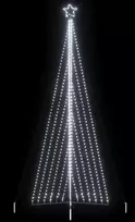 LED Kalėdų eglutė 789 LED Šaltai Balta 476 cm