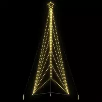 LED Kalėdų eglutė 861 LEDs Šilta Balta 478 cm