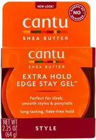Cantu Sviestmedžių aliejumi Firm Hold Edge Stay Gel 64 g