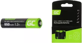 Green Cell Žalias Cell akumuliatorius AKU-AAA-950/GC*P8 1.2 V Ni-MH HR03, AAA Žalias Cell