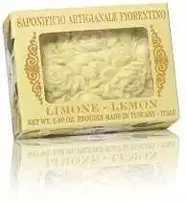 SAF FIORENTINO muilas rankų darbo su gėlių rašto įspaudu Citrina, 125 g