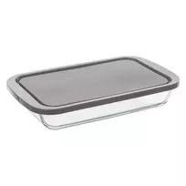 5five Simply Smart Higieninis stiklinis maisto laikymo konteineris 29 x 18 cm su sandariu dangteliu RECT GLASS MOLD