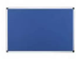 „Bi-Office® Maya“ smeigtukų lenta, 90 x 120 cm, aliuminio rėmas, mėlyna