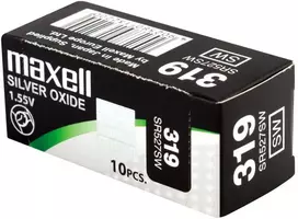 Maxell 18292900, Vienkartinės baterijos, SR527SW, Sidabro oksidas (S), 1,55 V, 10 vnt., 17 mAh