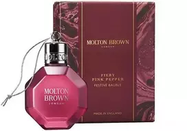 Molton Brown Bath and dušo želė Fiery Rožinė Pepper Festive Bauble (Bath & Dušo želė), 75 ml