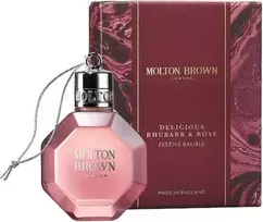 Molton Brown Bath and dušo želė Delicious Rhubarb & Rose Festive Bauble (Bath & Dušo želė), 75 ml