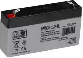 AKUMULIATORIUS 6V/1.3AH-MWS MW Power