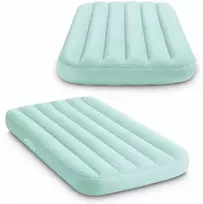 Pripučiamas vaikiškas čiužinys miegui 157x88x18 mėlynas INTEX 66803