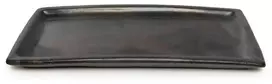 Bazaar Lėkštė, Sudegintas Sushi, 17x36 cm, Juoda