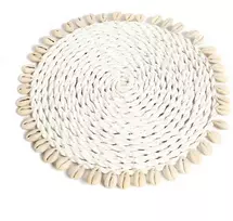 Bazaar Puodelis po puodeliu, jūros žolės kriaušės forma, 23x23 cm, Balta