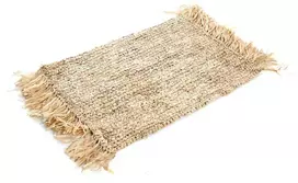 Bazaar Lėkštelė, Fringe Raffia, 35x60 cm, Natūrali