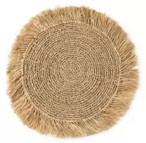 Bazaar Lauko stalbūdė, jūrinis šiaudų audinys, 0,45x0,45 m, natūrali