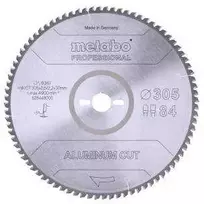 Pjovimo diskas aliuminiui Metabo FZ/TZ Aliuminio cut professional; 305x30x84 mm; -5°