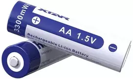 Įkraunamos baterijos R06 / AA 1.5V Xtar 2000mAh (4 vnt. dėžutėje) su apsauga