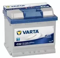 Akumuliatorius VARTA 52 Ah 470 A (C22)