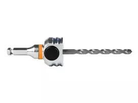 One-Click karūnėlių laikiklis, 8.5 mm HEX, ilgas centr. grąžtas mūrui, Mandrex
