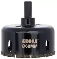 68mm Deimantinė gręžimo karūna plytelėms BIHUI GRES šešiakampis