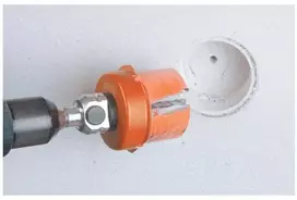 Grąžtas 68MM GRĘŽIMO KARŪNA su briaunos gilintuvu, TCT kietmetalio dantukais, One click adaperis, MANDREX