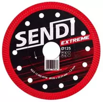 Deimantinis diskas SENDI EXTREME Ø125 x 1,2 x 22,23mm plytelių pjovimui