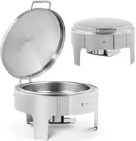 Royal Catering Apvalaus stalo maisto šildytuvas pastai su dangteliu, skersmuo. 39 cm 5,8 l