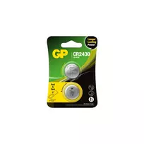 GP Battery GP - Ličio elementas CR2430, 3 V, su apsauginiu sandarikliu, 2 vnt. pakuotėje