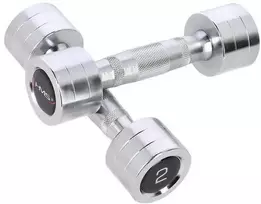CHD02 CHROME Hanteliai (2 vnt.) HMS