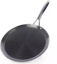 COOKCELL HYBRYD aukščiausios kokybės nelipni plieninė blynų keptuvė, 29 cm