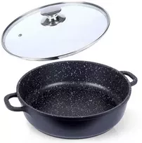 Granito keptuvės puodas 28 cm GRANDE dujų indukcija