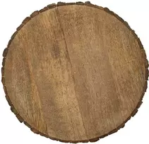 Medinis padėkliukas, stovas, medinis diskas, serviravimo lenta, medžio gabalas, 39 cm