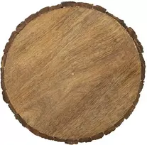 Medinis padėkliukas, stovas, medinis diskas, serviravimo lenta, medžio griežinėlis, 30 cm