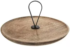 MANGO medinė lėkštė 30,5 cm