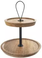 MANGO 2 aukštų medinis torto stovas, 30 cm