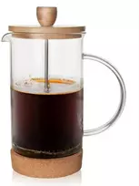 Arbatinukas infuzinis, stiklinis ąsotis su stūmokliu, kavai, arbatai, žolelėms, 0,75 l