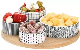 Užkandžių RINKINYS 4 DUBULIAI + LENTA